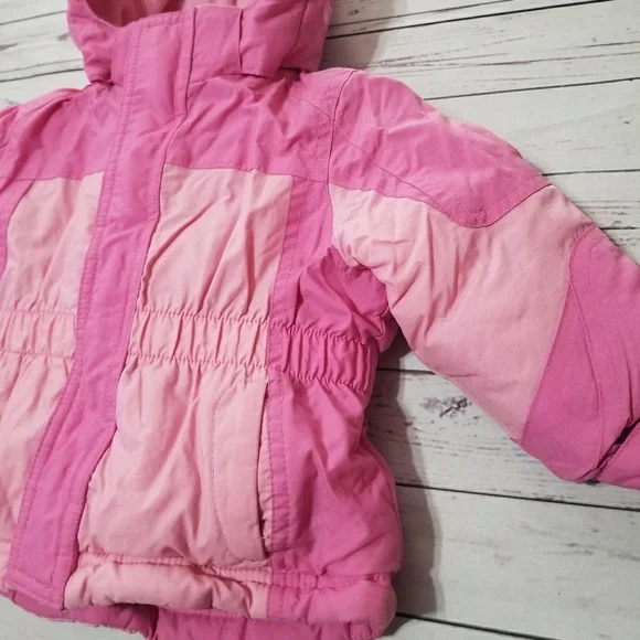 Kids Baby Hooded Pink Winter Jacket - Picture 2 of 7